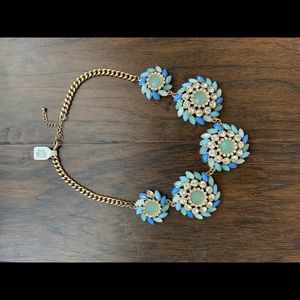 Light Blue Statement Necklace